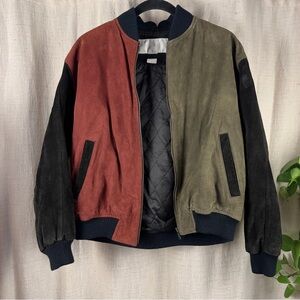 The Limited Suede and Leather Jacket